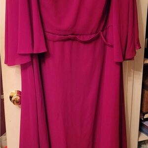 Elegant Magenta Dress
